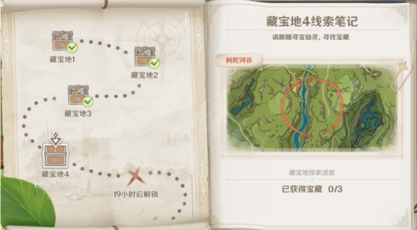 《原神》秘宝迷踪藏宝地4攻略