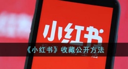 小红书收藏怎么公开(小红书公开我的收藏方法)