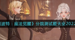 哈利波特魔法觉醒分院测试题是什么(分院测试题大全2022最新)