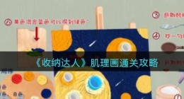 抖音游戏收纳达人肌理画怎么过关(通关攻略图文)