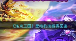 洛克王国星结豹技能表图鉴(星结豹怎么样/厉害吗)