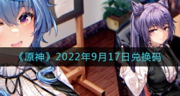 原神9月17日兑换码在哪领(9月17日兑换码礼包是什么2022)