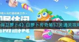 保卫萝卜4白萝卜传奇第57关怎么过(白萝卜传奇第57关通关攻略)