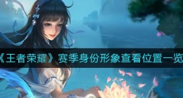 王者荣耀赛季身份形象位置在哪里(赛季身份形象查看位置一览)