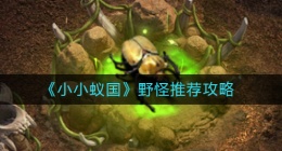小小蚁国野怪有哪些(野怪推荐攻略)