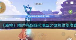 原神限时挑战隐形墙草之微粒怎么收集(收集攻略)