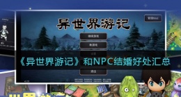 异世界游记和npc结婚(异世界游记和npc结婚好处是什么)